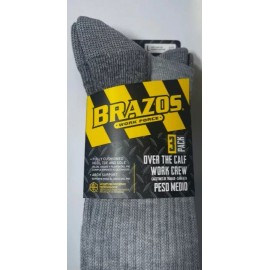 Brazos Brand new Brazos 3 pk. over the calf gray crew socks Men's Large Shoe 9-12.5