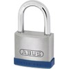 ABUS 79263 Skirt Lock with Key, Silver/Blue, 45mm
