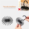360 Degree Rotating Tie Rack - 21 Claw Plastic Hanger