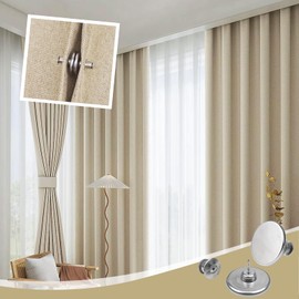 Magnetic Curtain Clips, 0.98 Inch Super Strong Curtain Magnets with Storage Bag, Suitable for Indoor and Outdoor Curtains, Preventing Light Leakage and Convenient Storage (20, 0.98 inch)