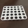 spansee 2 PCS Small Quail/Bird Egg Trays, Quail Egg Container,