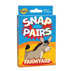 Cheatwell Games Snap + Pairs Farmyard - Card Game - Classic Game Of Snap With A Pairs Memory Game - For Ages 4 And Over