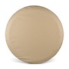 Spare Tire Cover, Beige Wheel Cover Waterproof PVC Leather Dust-Proof