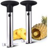Rngeo 2 Pack Stainless Steel Pineapple Corer Cutter Slicer Peeler