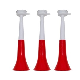 Vuvuzela Trumpets Two Body Accessories for Football and Sports Party Loud Air Horn for Animation Ideal for Transport (Poland, 3 Products)