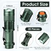 Fumete 20 Pieces LED Flashlight Mini 3 Mode Tactical Torch