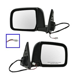 Driver & Passenger Side Mirror Set Power Compatible with 1997-1999 Toyota 4Runner TO1320183 TO1321183