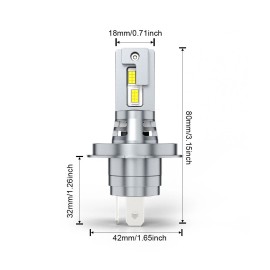 CHUSYYRAY For Mitsubishi Eclipse 2000 2001 2002 6000K LED Headlight Fog Lights Bulbs Combo