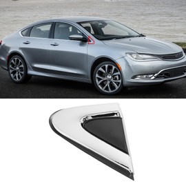 Jaronx Compatible with Chrysler 200 Side Mirror Trim Cover Corner Molding 2015 2016 2017, Passenger Right Side Mirror Flag Applique Panel Trim Triangle Trim 5NJ501XFAB for Chrysler 200 Accessories