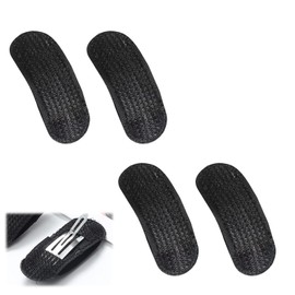 FsGrg Hair Volume Pincher, Fixing Sponge Hair Insertion Tool, Volumizing Base, Bump Styling, Hair Volumizer, Set of 4 for Parties, Weddings, and Grooming Hair Styles(Black)