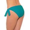 Aquarti Women's Bikini Bottoms Side Tie Hip Briefs in Beautiful