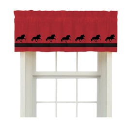 Bicycle Window Valance Curtain - In Your Choice of Colors - Custom Made