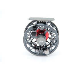 FinReel Aifinn Series WT3-11 CNC Machine Cut Aluminum Fly Fishing Reel (Pewter/Red, WT57)