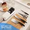 Electric knife sharpener, 5 in 1 knife sharpening system with