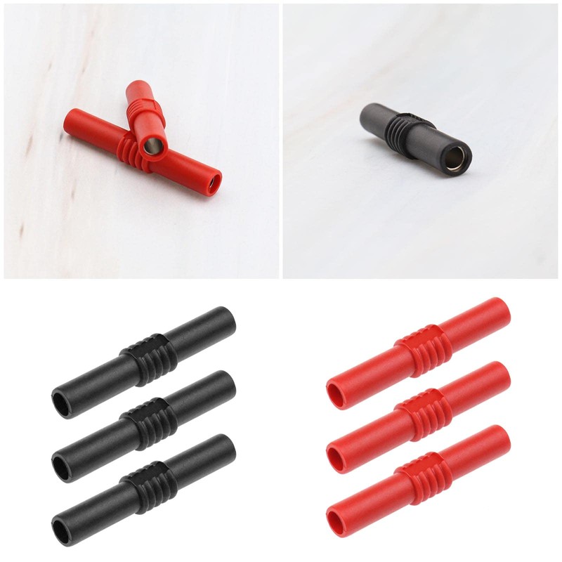 EMSea 10pcs Insulated 4mm Banana Female to Female Jack Socket