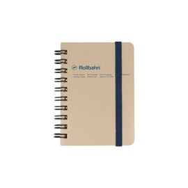 Delphonics Rollbahn Mini Notepad with Pocket, Greige