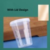 Re-useable Transparent Plastic Beakers Graduated Measuring Specimen Cup 50ml PP