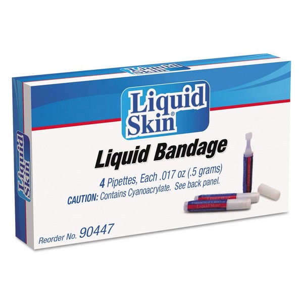 First Aid Only 90447 Refill For Smartcompliance General Business Cabinet, Liquid Skin Bandages