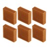 8Pcs Cooling Fins Aluminum Alloy Power Radiator Slotted Heatsink for
