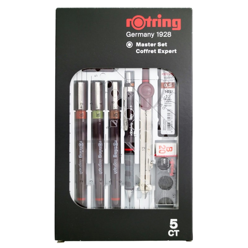 rOtring Isograph Technical Pen Master Set S0699420 | 3 Fineliner