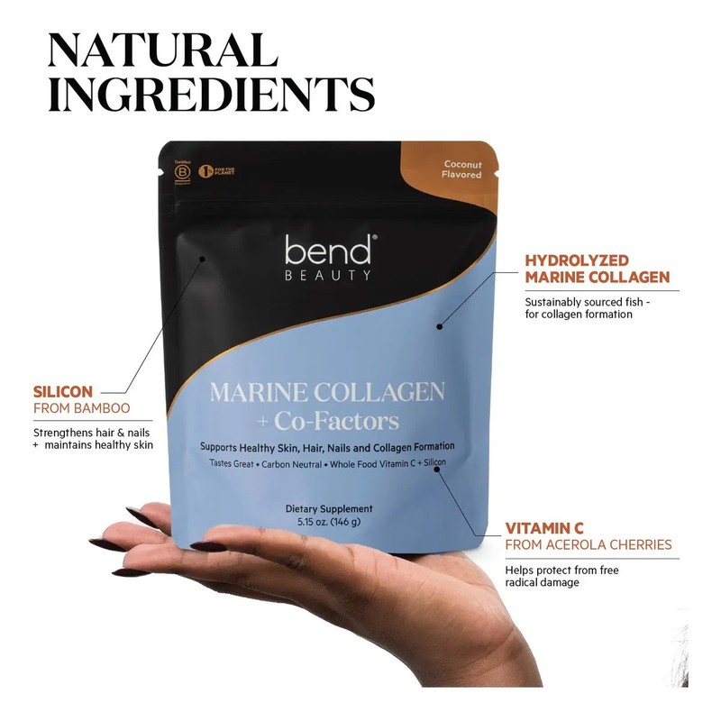 Bend Colágeno Marino Cofatores Polvo Coco 5.15 Oz Na