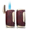 Metal Lighter Double Jet Flame Butane refillable Lighter Shipped Without