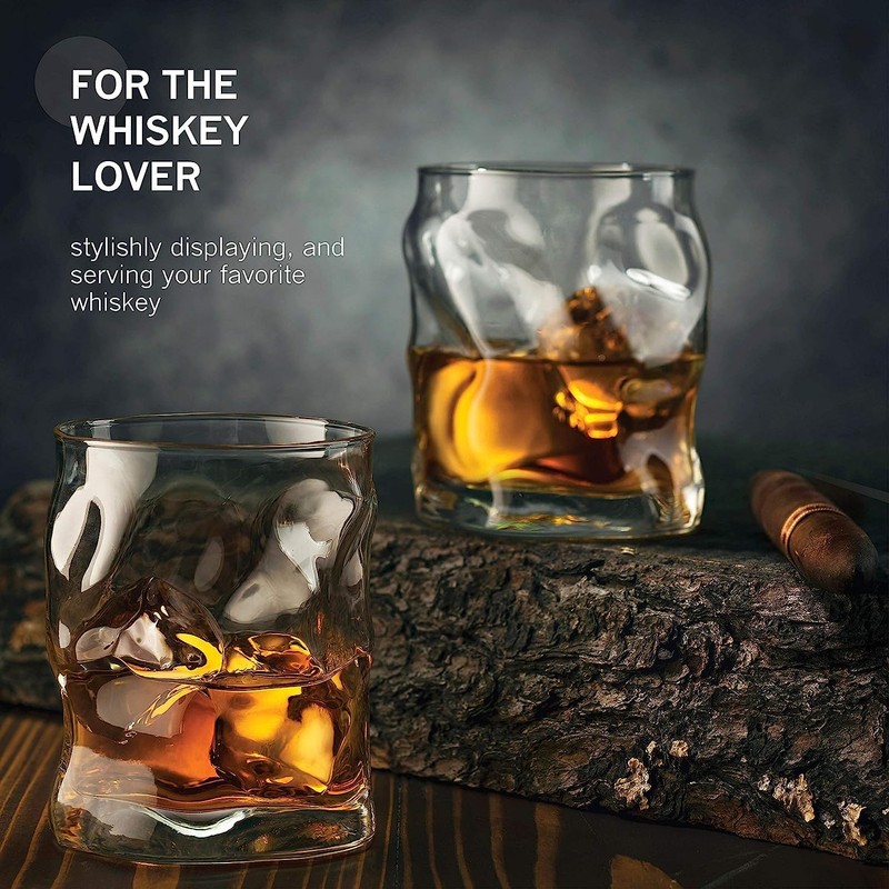 Bormioli Rocco Sorgente 14.25 Double Old Fashioned Glass, Set of