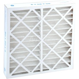 Pro - Source 20x20x4 Pleated Air Filter Wire-Backed Pleated MERV 8 Synthetic Paperboard Frame 500 FPM 1400 CFM Use with Any Unit