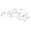 Nuie Valve A3557 Commercial ǀ Modern Bathroom Concealed Anti-Vandal Fixed