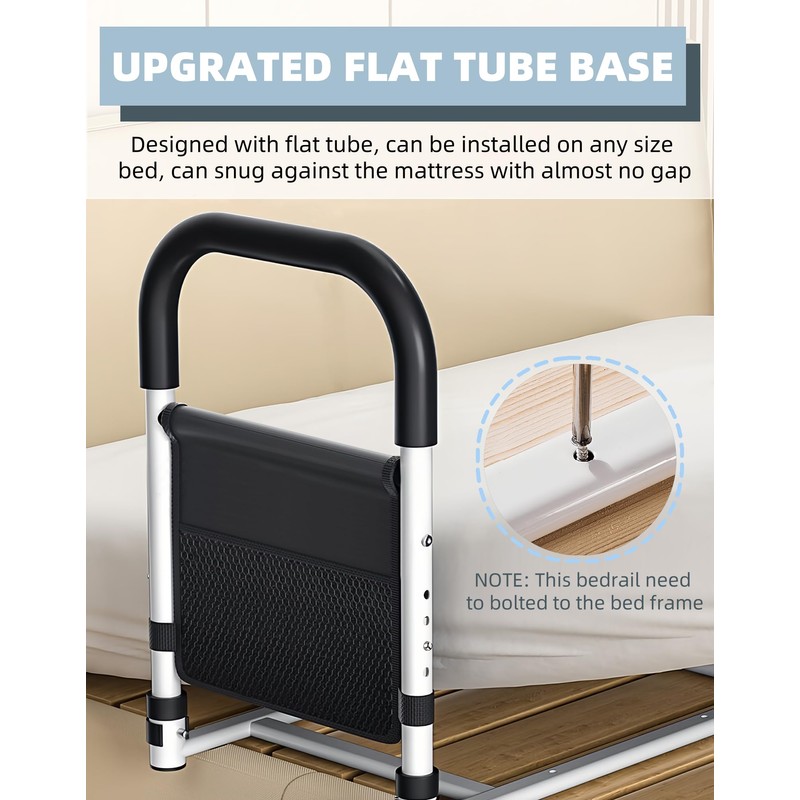 BOLESHU Bed Rails for Elderly Adults Safety, Medical Bed Assist