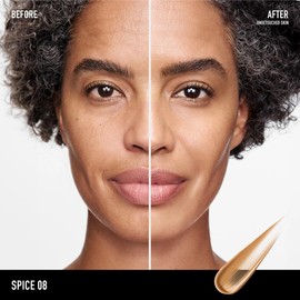 bareMinerals Complexion Rescue Tinted Moisturizer for Face with SPF 30, Vegan Tinted Mineral Sunscreen with Hyaluronic Acid, Full Size, Spice 08