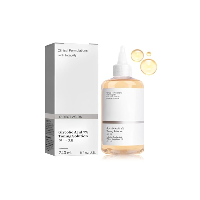 Ácido Glicólico 7% Solución, Exfolia, 240 ml (A)