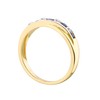 Old English Jewellers 9ct Yellow Gold on Silver Sapphire &