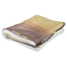 Northwest Art Mall Newport Oregon Car with Surfboard Ultra Fleece Bed Sofa Travel Cozy Blanket from Travel Artwork by Artist Paul A. Lanquist 50" x 60".