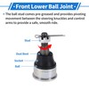 A ABSOPRO K500004 2 Pcs Front Lower Ball Joints for