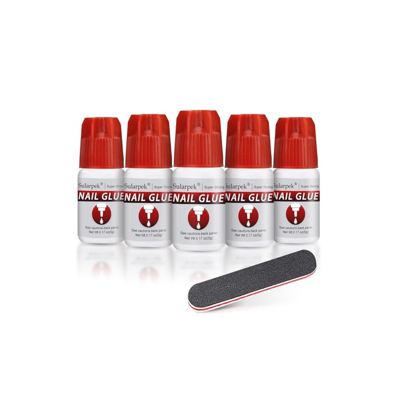 Sularpek Pack of 5 5 g Nail Glue, Nail Glue,