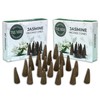 TRUMIRI Jasmine Incense Cones - Total 20 Cone Incense -