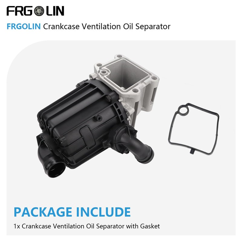 22877306 Crankcase Ventilation Oil Separator with Gasket Compatible with Volvo
