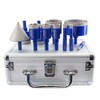 SHDIATOOL Diamond Drill Core Bits Set for Porcelain,Triangle Shank Hole