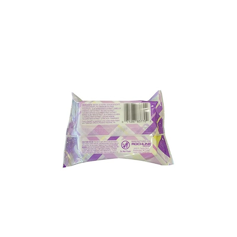 Pure'n Gentle Make-up Remover Wipes 30 Count