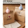 4 Pieces Whale Bag Clips - Magnetic Fridge Clip for