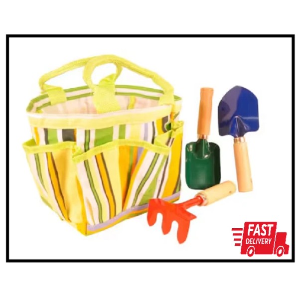 G & F Products Kids Garden Tool Set with Tote