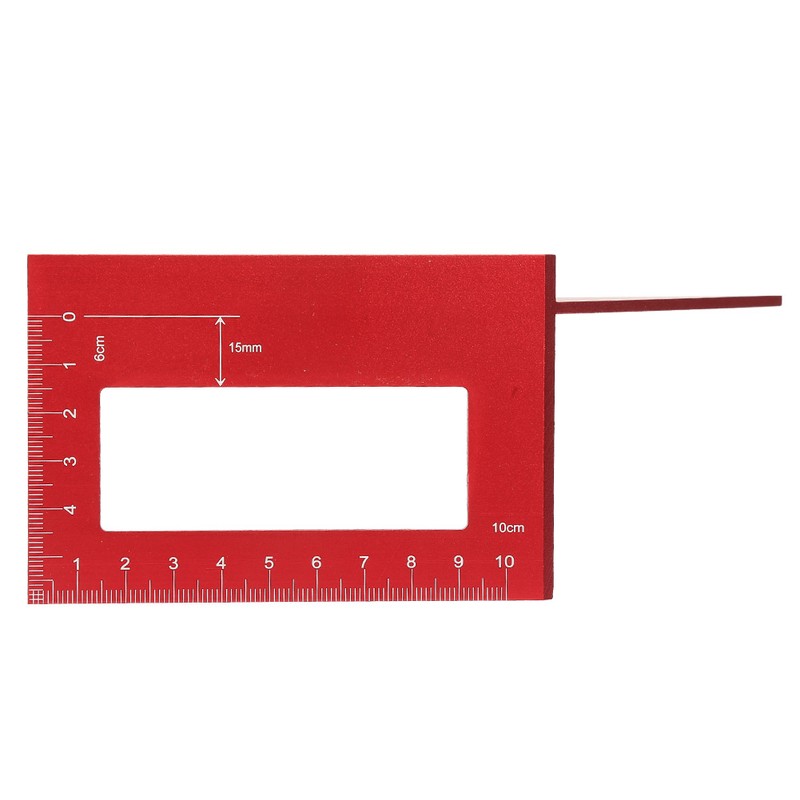 45/90 Degree Multifunctional Aluminum Alloy Angle Ruler Marking Gauge Woodworking