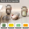 Jabonera de viaje estanca NZNDWYT YM‑ZYH – Doble capa, portátil