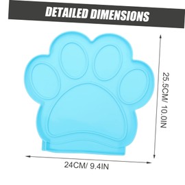 STOBOK Dog Paw Photo Frame Mold Set with Base and Silicone Molds for Resin and Epoxy - Paw Print Pet Pendant