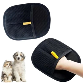 Jindizi 2 x Pet Hair Remover Cat Gloves, Versatile Double Sided Pet Grooming Gloves, Reusable Pet Hair Remover Glove, Static Hair Removal Gloves, Applies Pet Care