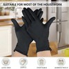 100 Pcs Disposable Gloves, Black Gloves