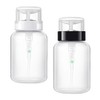 Minkissy 2 x Empty Nail Polish Remover Press Bottles Lockable