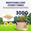 iPower 10-Pack 10 Gallon Plant Bags Heavy Duty Thickened Nonwoven