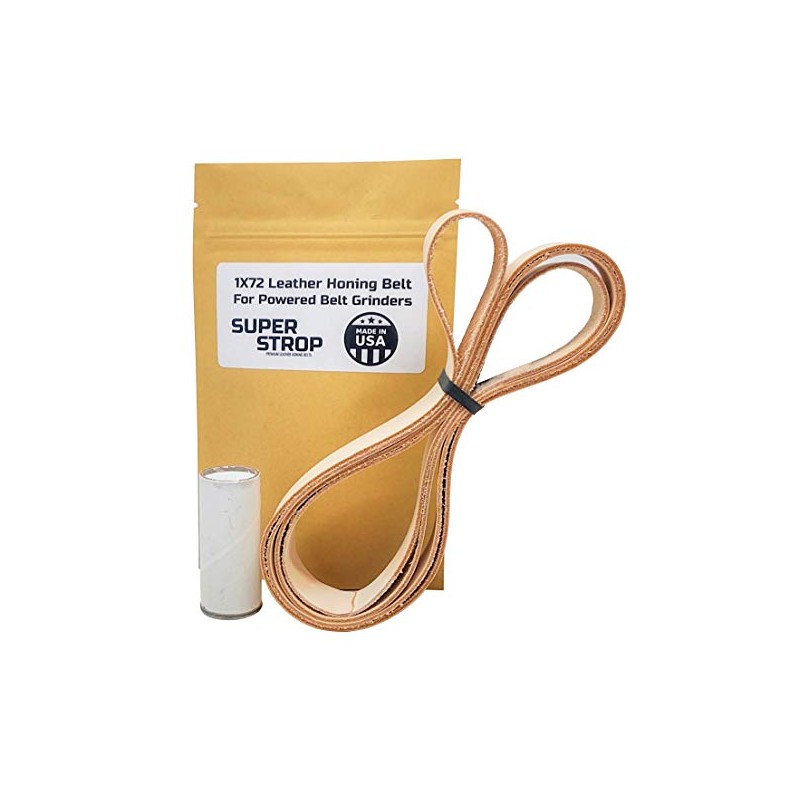 1X72 in. Leather Honing Strop Belts 1 inch Width fits